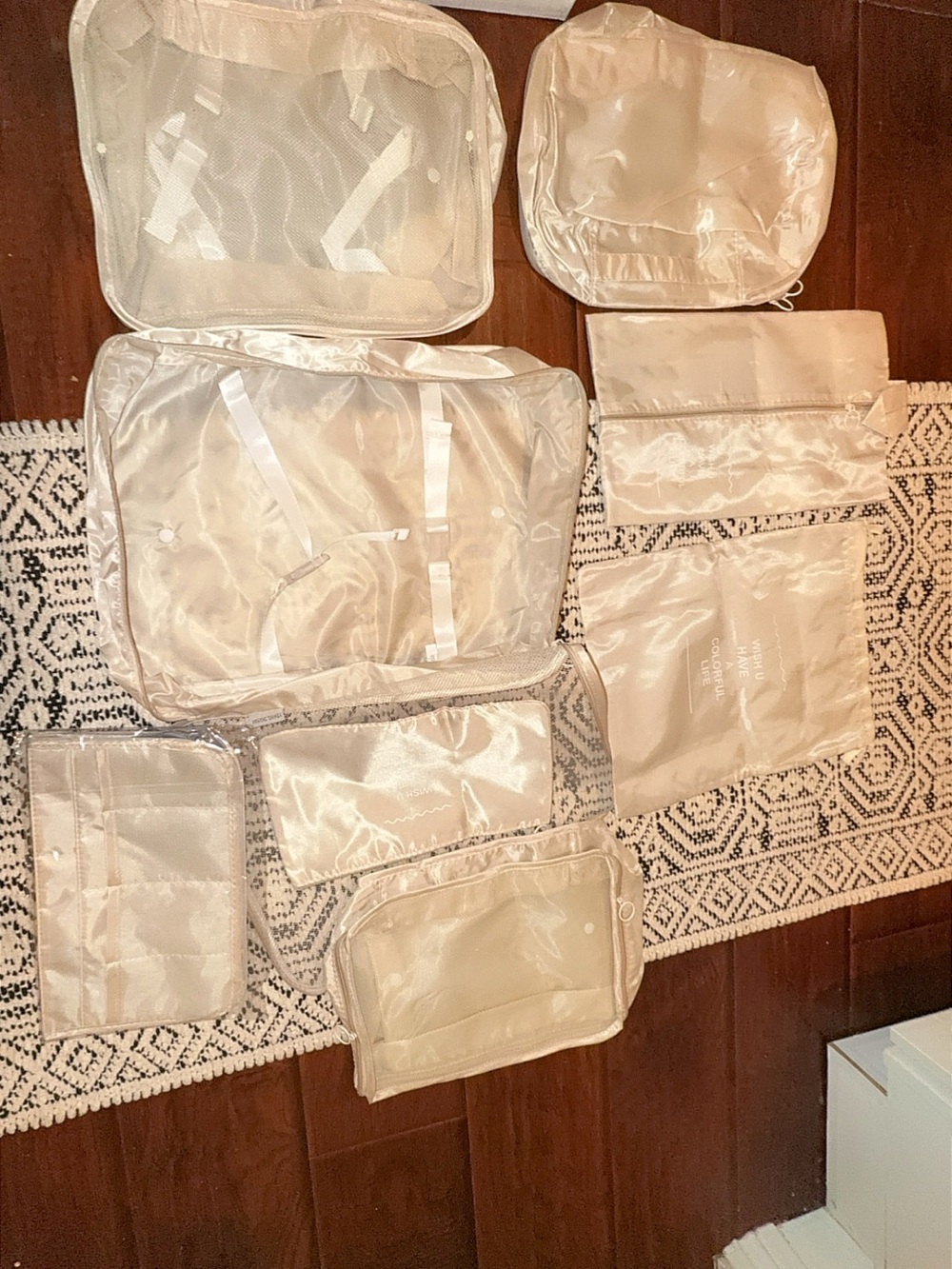 Wish Cream Travel Packing Cube & Organizer Set - 8 Pieces
